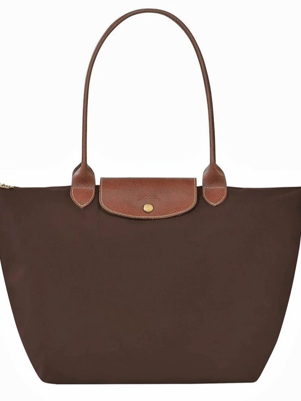 Longchamp Le Pliage Original Large Shoulder Tote Bag Brown